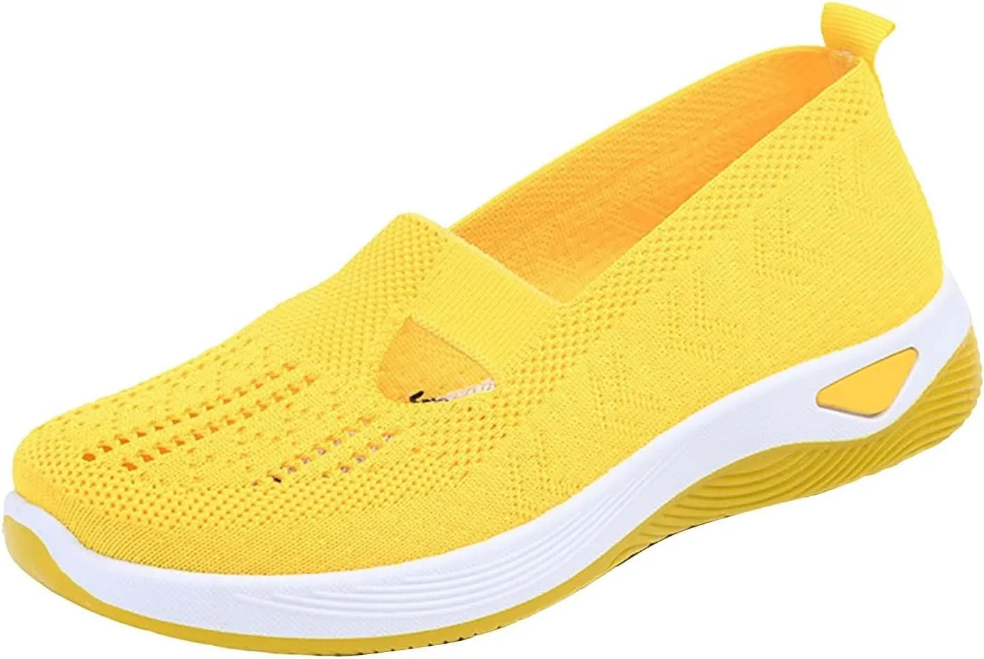 Women's Slip on Sneakers Shoes Woven Orthopedic Non Slip Work Shoes Women Arch Support Business Casual Shoes Dress Sneakers Waterproof Tennis Shoe Loafers Shoe