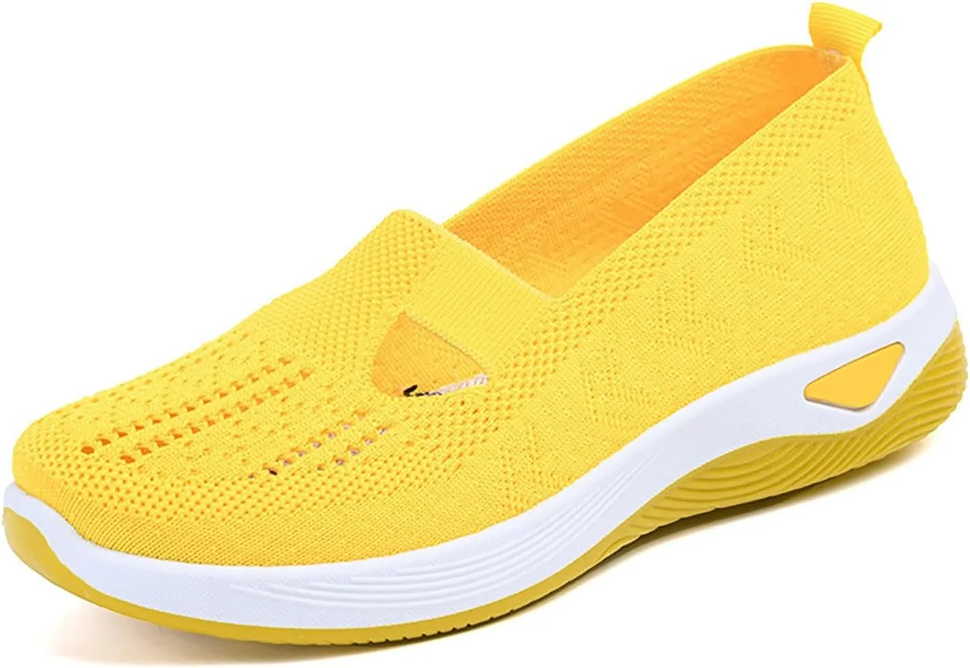 Women's Slip on Sneakers Shoes Woven Orthopedic Non Slip Work Shoes Women Arch Support Business Casual Shoes Dress Sneakers Waterproof Tennis Shoe Loafers Shoe