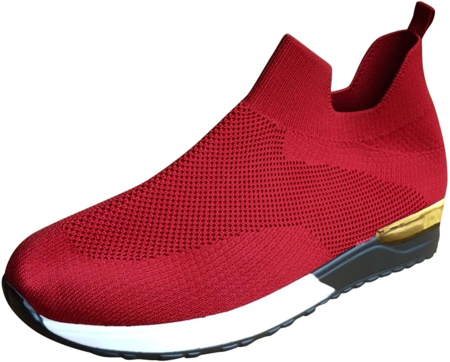 Womens Slip on Walking Shoes Comfort Lightweight Non Slip Work Shoes Women Mesh Breathable Men Shoes Casual Waterproof Sneakers Black Tennis Shoe Trainers Shoe