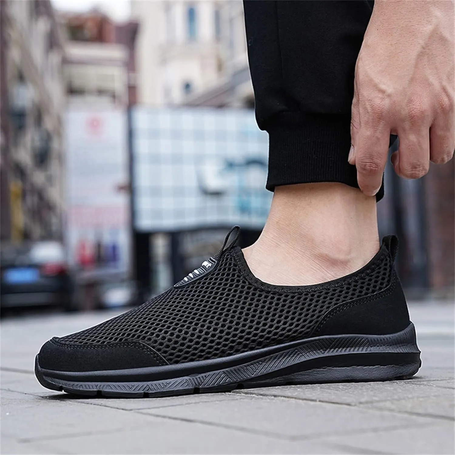 Womens Slip On Walking Shoes Lightweight Breathable Non Slip Non Slip Work Shoes Women High Top Casual Work Shoes Brown Sneakers Steel Toe Tennis Shoe Loafers Dress Shoe
