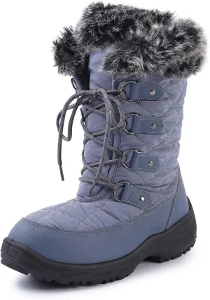 Women's Snow Boots, Women Waterproof Mid Calf, Anti-slip Outdoor Warm Winter Boots for Women