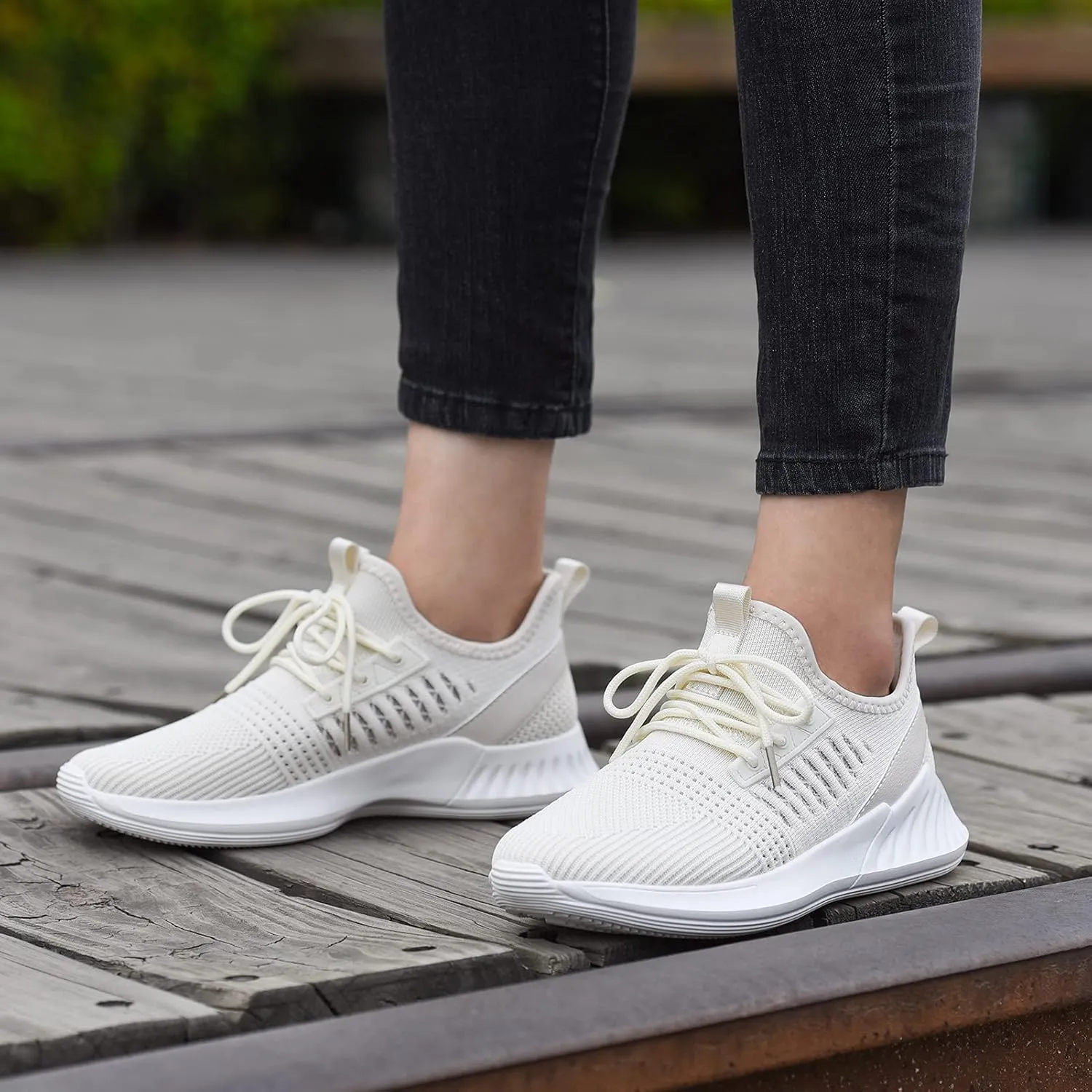 Womens Tennis Shoes - Women Sneakers Workout Running Walking Athletic Gym Fashion Lightweight Nursing Casual Light Shoes