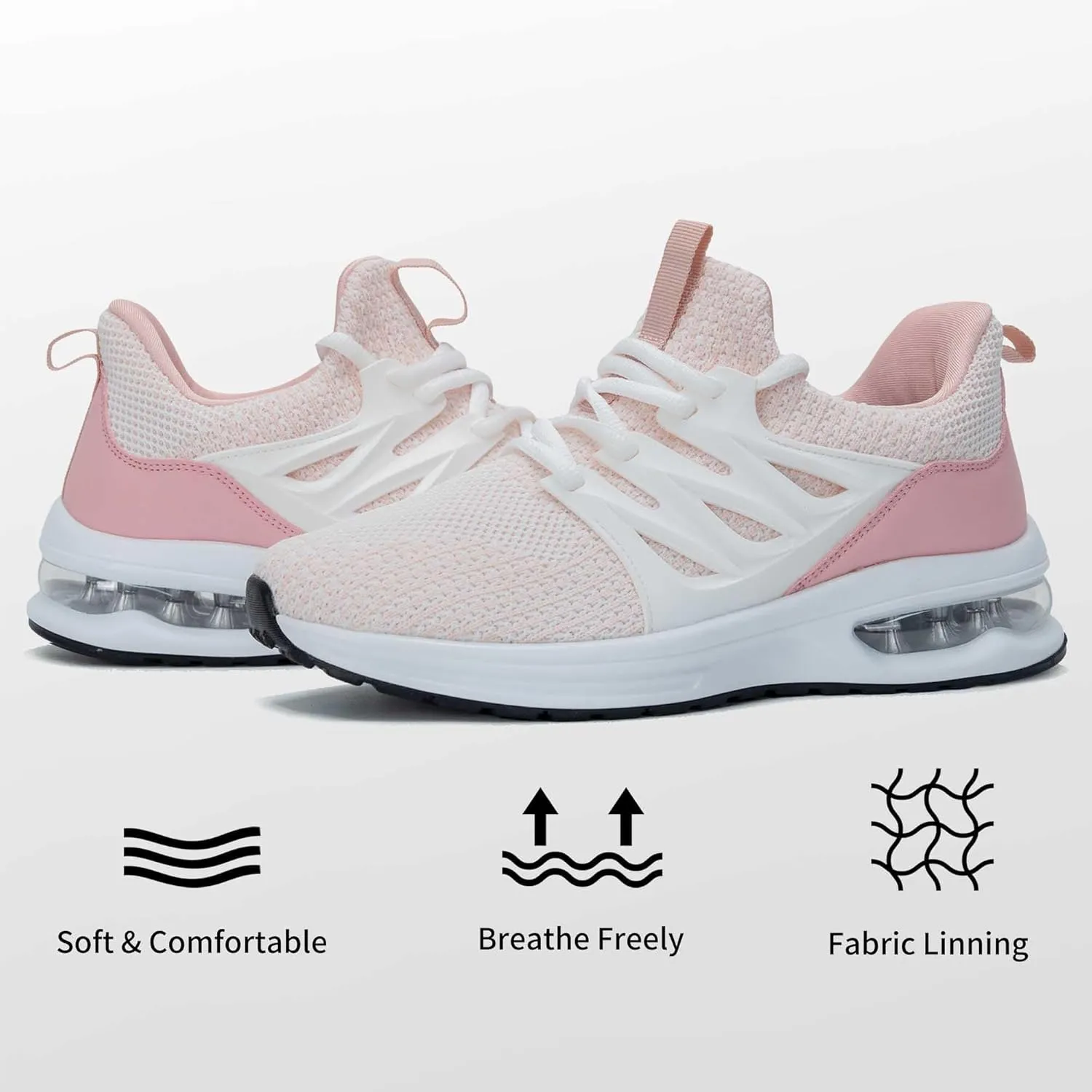 Womens Walking Shoes Athletic Tennis Running Shoes Lightweight Casual Sneakers for Gym Jogging Workout US Size 5.5-11