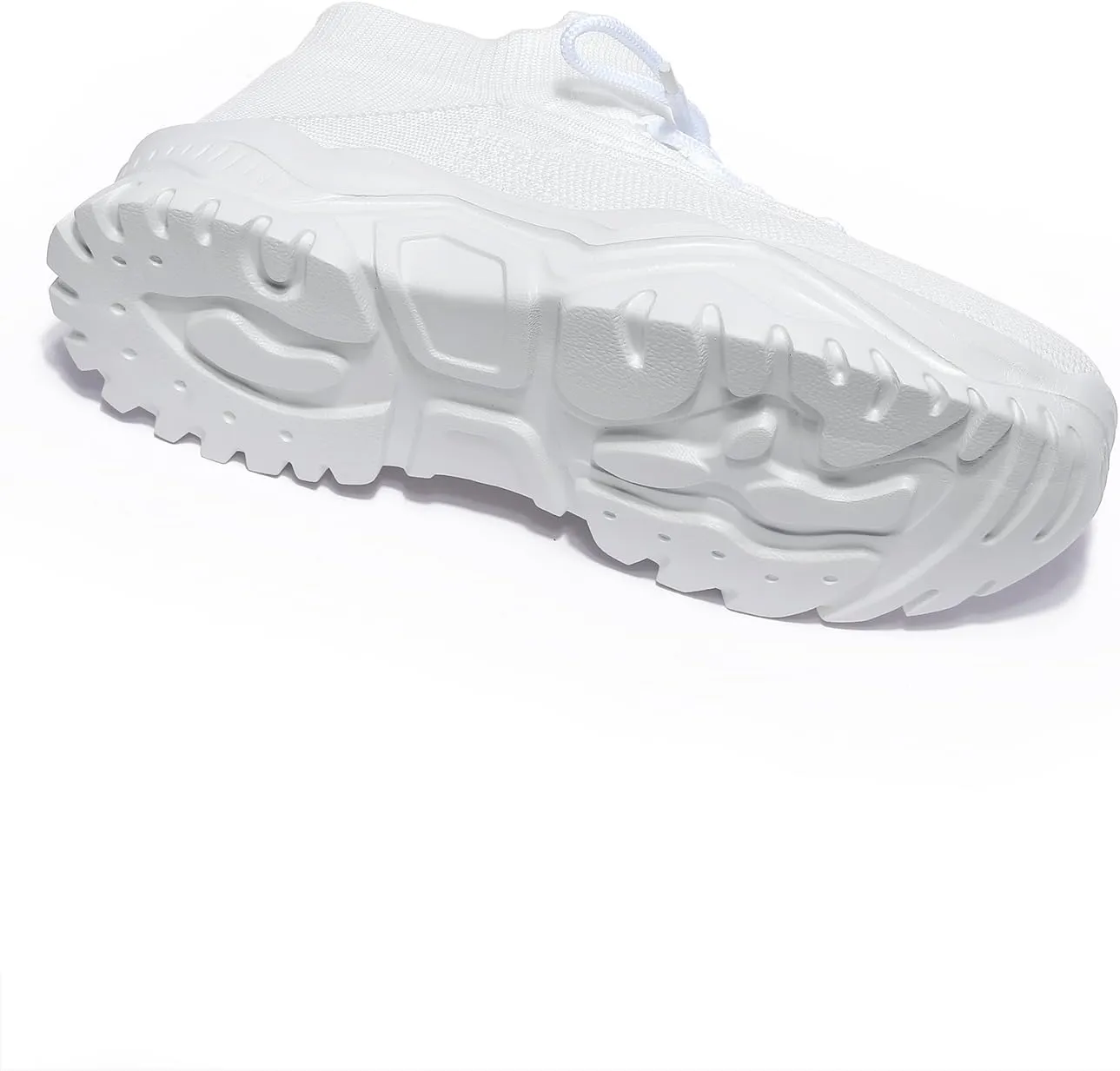 Women's Walking Shoes Slip-On Running Shoes- MD Sole Lightweight Sneakers for Women, Breathable Arch Support Running Gym Shoes