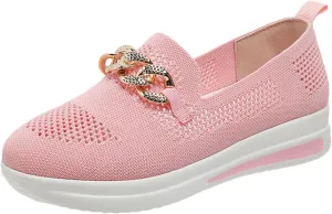 Womens Walking Shoes Trendy Orthopedic Shoes Breathable Mesh Loafers Wide Walking Sneakers Lightweight Non Slip Shoes