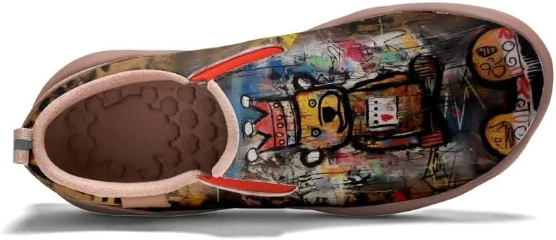 Women's Walking Travel Shoes Casual Loafers Art Painted Slip On Sneakers | Graffiti Series
