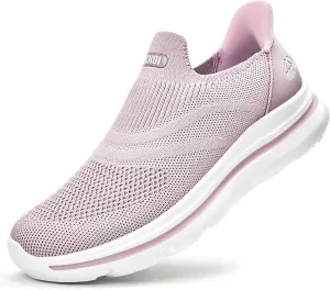 Womens Wide Toe Box Shoes Hands Free Slip on Sneakers Lightweight Tennis Walking Shoes for Gym Workouts