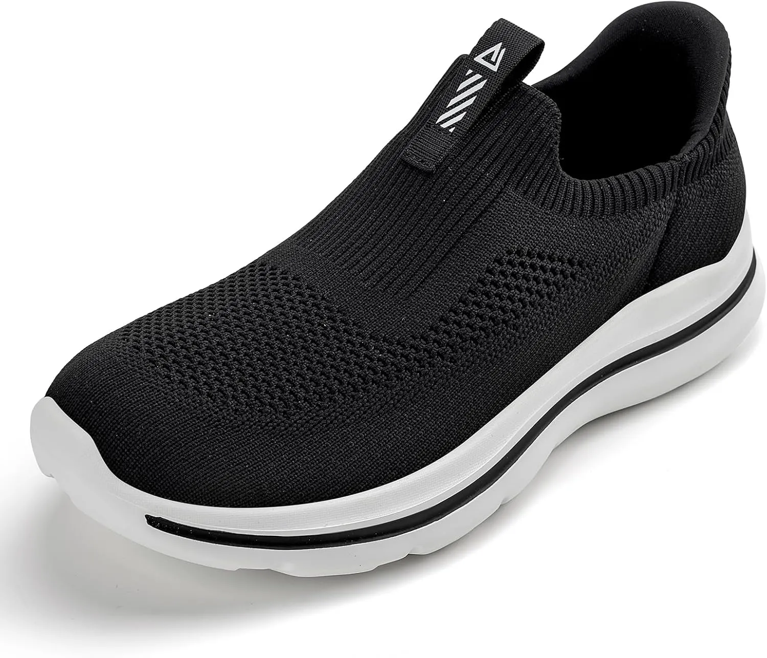 Women's Wide Toe Box Sneakers | Slip-On Hands Free Walking Shoes | Light Breathable Tennis & Gym Shoes for Wide Feet | Running Workout Athletic Trainers