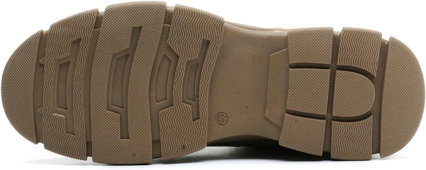 Work Boots for Men Safety Steel Toe Boots，Comfortable Industrial & Construction Shoes Puncture Proof Non Slip Mens Work Boots