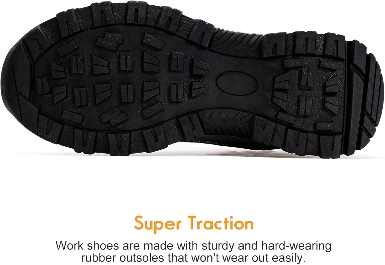 Work Boots for Men Steel Toe Boots Comfortable Breathable High Top Indestructible Safety Boots for Women Lightweight Safety Shoes Non Slip Work Shoes Industry Construction Waterproof Boots