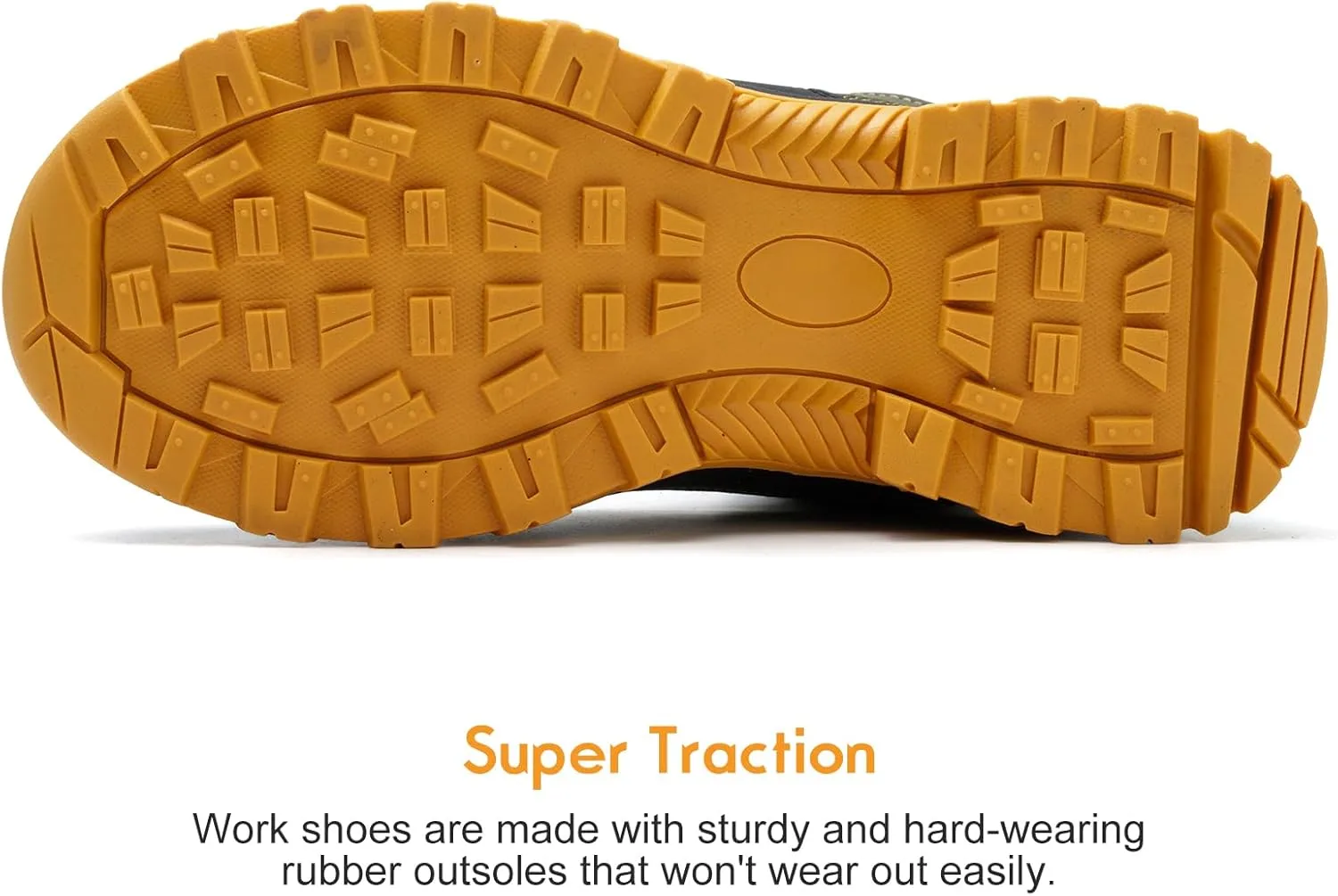 Work Boots for Men Steel Toe Boots Comfortable Breathable High Top Indestructible Safety Boots for Women Lightweight Safety Shoes Non Slip Work Shoes Industry Construction Waterproof Boots
