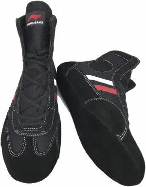 Wrestling Shoe Boxing Shoe Sambo Shoes Freestyle Wrestling Shoes Soft Sole, EU-31, Red