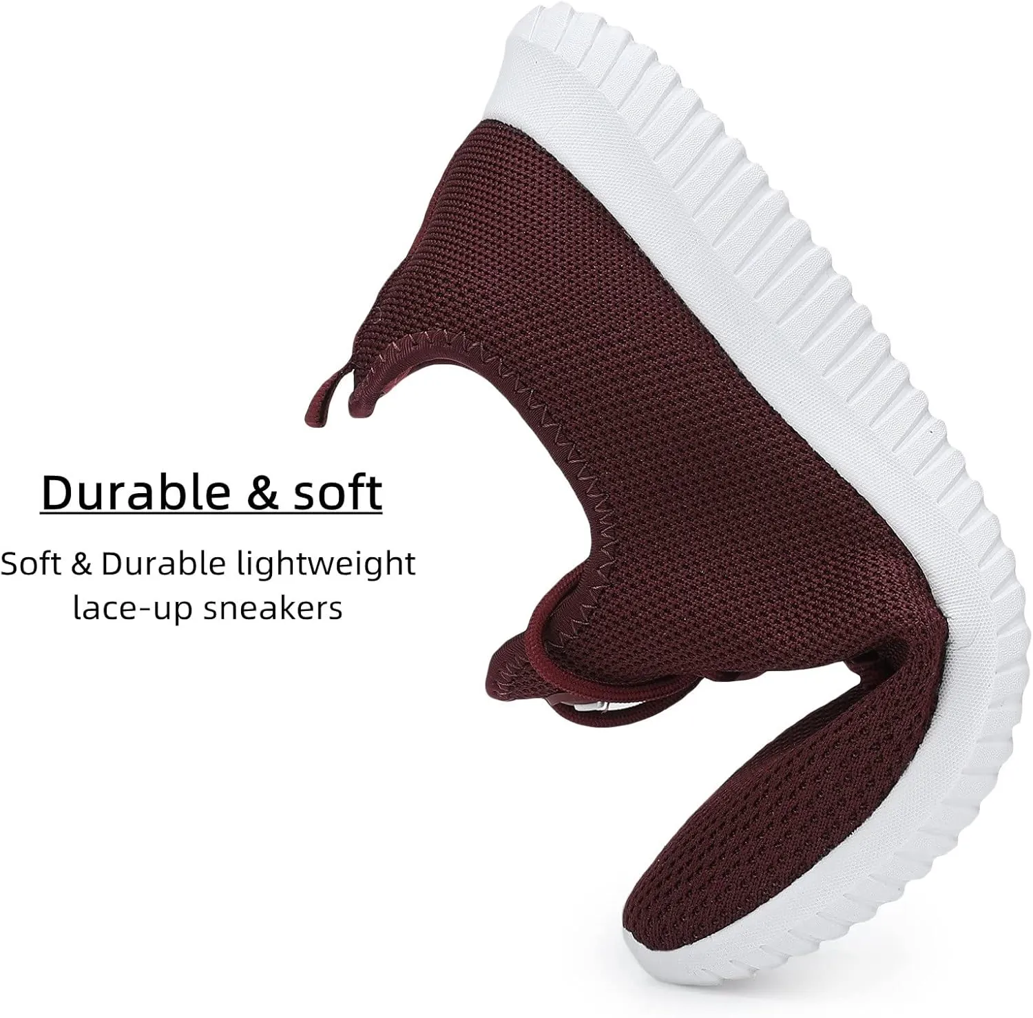 WXQ Men's Running Shoes Comfortable Lightweight Breathable Walking Shoes Mesh Workout Casual Sports Shoes