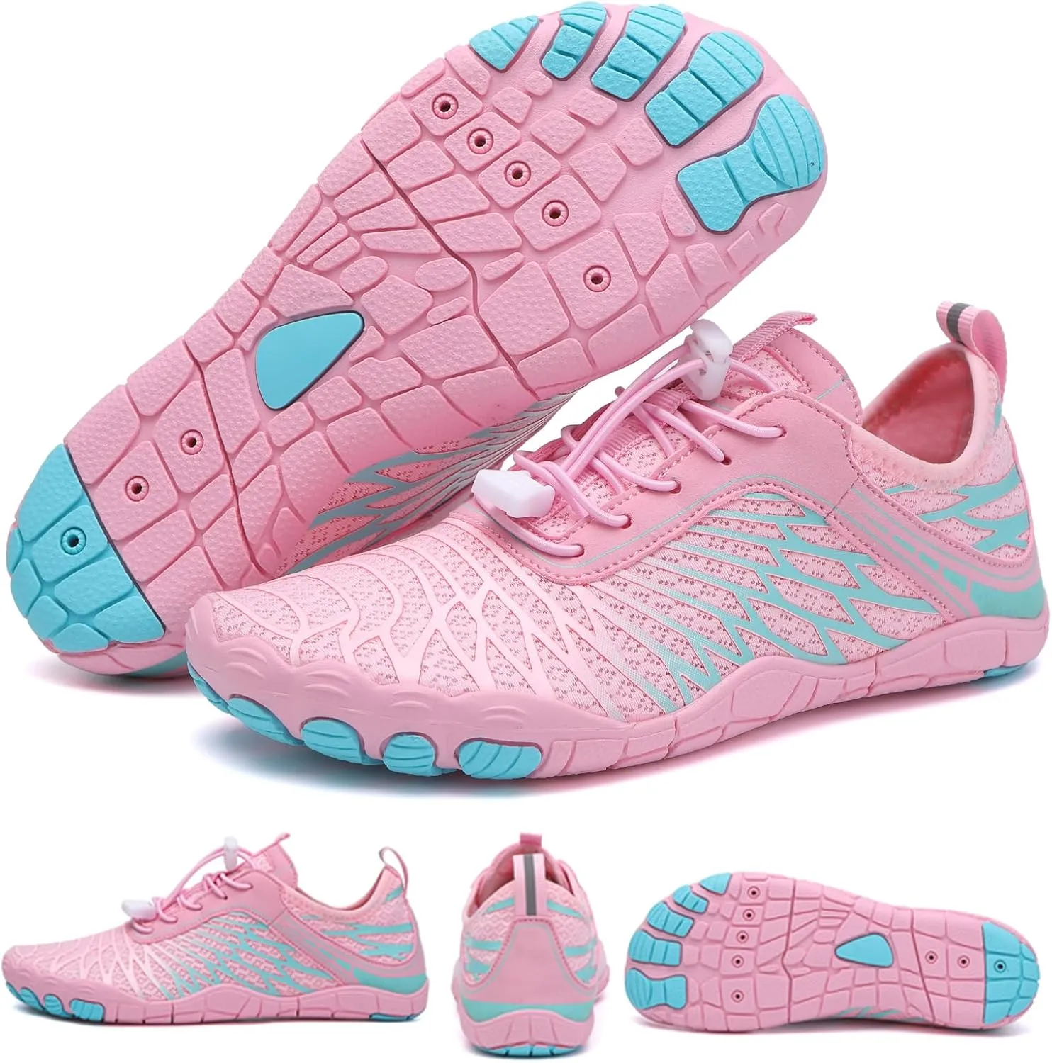 XNIRON Hike Barefoot Shoes for Womens Men,Quick Dry Water Shoes,Beach Pool Aqua Swim Surf Hiking Walking Shoes,Non-Slip Athletic Footwear Wide Toe Water Shoes