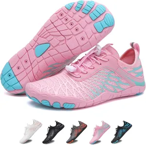 XNIRON Hike Barefoot Shoes for Womens Men,Quick Dry Water Shoes,Beach Pool Aqua Swim Surf Hiking Walking Shoes,Non-Slip Athletic Footwear Wide Toe Water Shoes