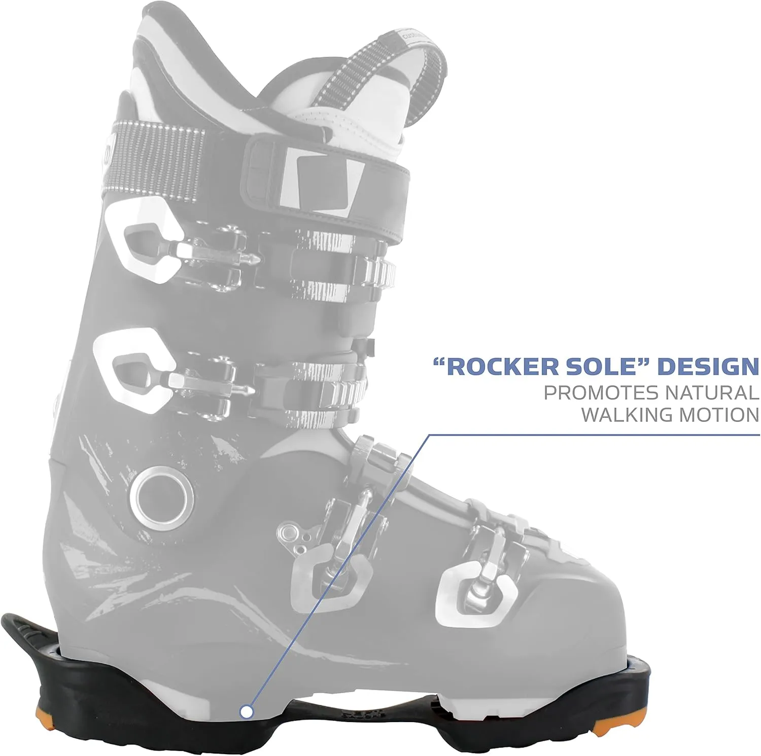 Yaktrax SkiTrax Ski Boot Tracks Traction and Protection Cleats (1 Pair)