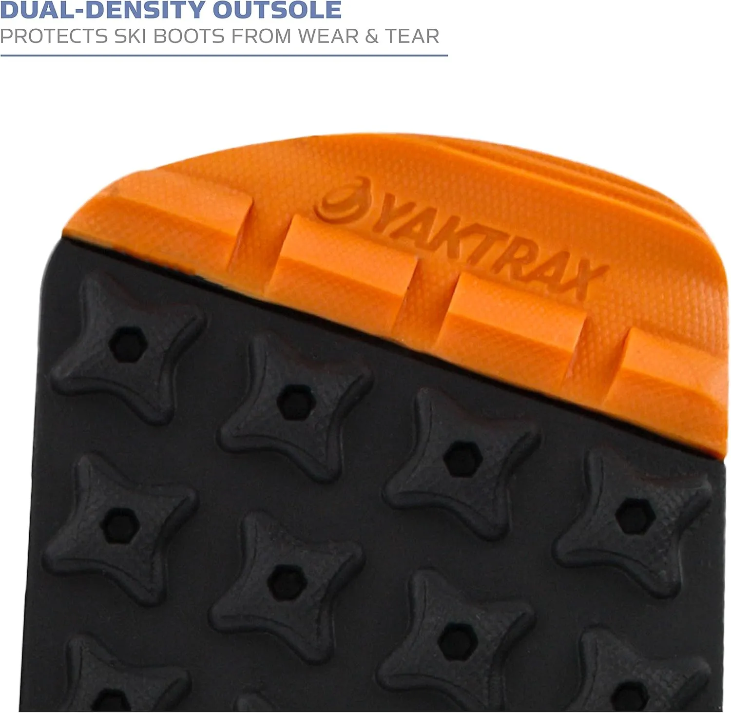 Yaktrax SkiTrax Ski Boot Tracks Traction and Protection Cleats (1 Pair)