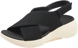 YTINGNICE Casual Cross Strap Platform Sandals For Women,Women Summer Casual Platform Cross-Strap Sandals, Women's Orthopedic Sandals with Arch Support