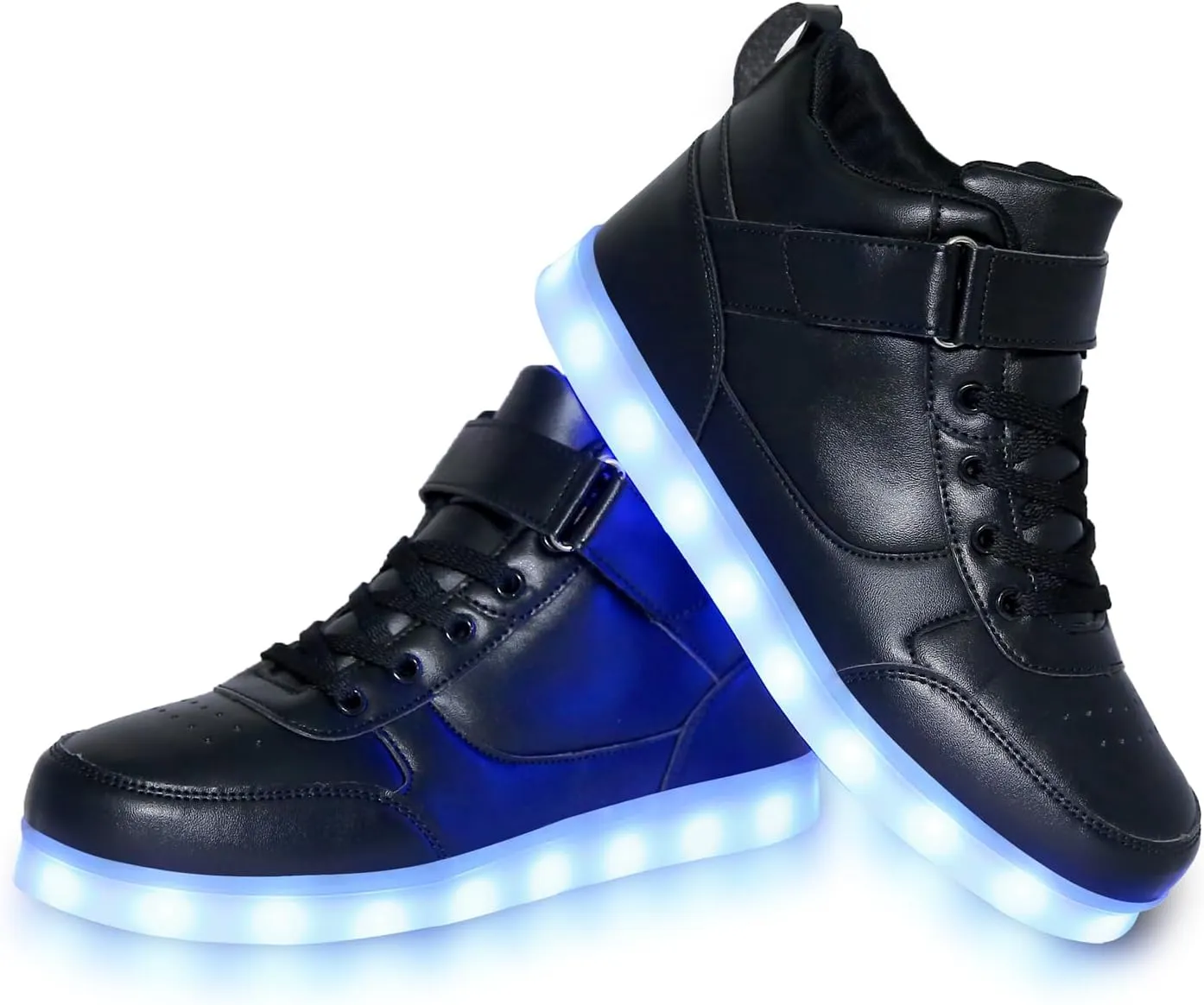 YuanRoad Unisex LED Light Up Shoes with USB Charging Glowing Luminous LED Sneakers