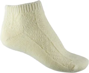 YUN Women's Natural Pure 100% Wool Traditional Warm Low Ankle Booties Winter Socks