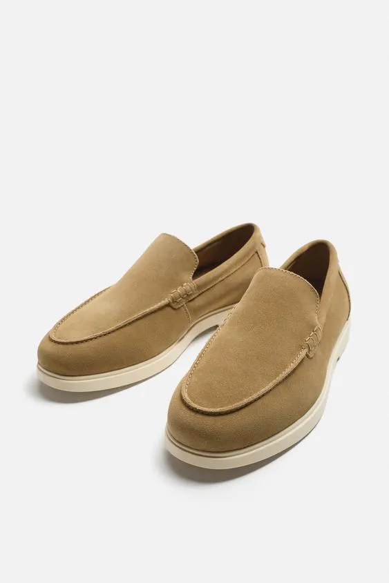 ZARA | CASUAL LEATHER LOAFERS