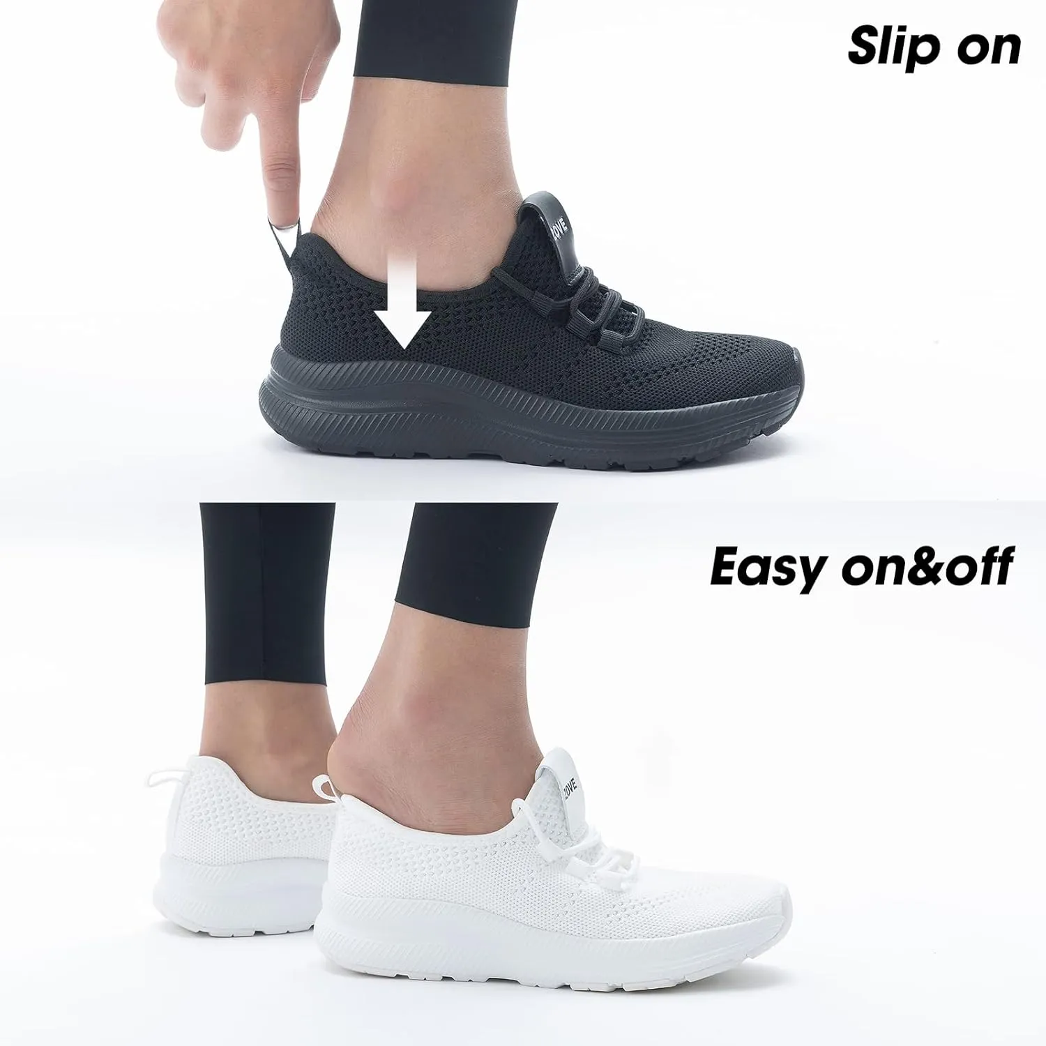ZOVE Wide Toe Box Shoes Women Extra Wide Width Sneakers Ultra Light Road Running Shoes Non-Slip Tennis Sneakers Breathable Walking Athletic