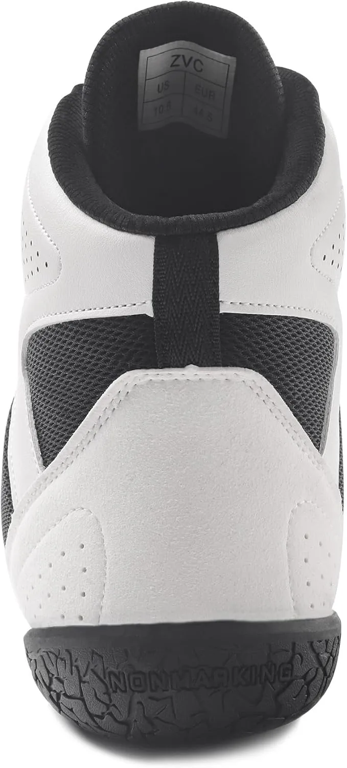 ZVC Wrestling Shoes Men Boxing Shoes for Fighting Shoes Powerlifting Bodybuilding Boots Footwear